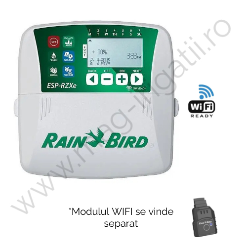 Programator Rain Bird ESP-RZXi 4 zone, internet Wi-Fi Ready